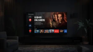 Interface premium de iron iptv sur smart tv